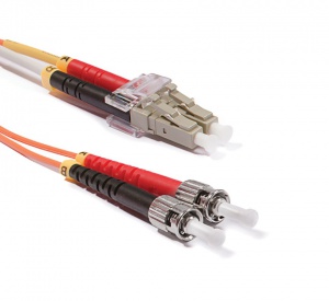 LC-ST Duplex patch cord, OM2 50/125 µm