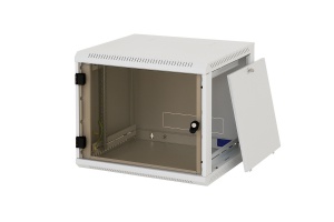 One-sectioned, 19“ wall-mounted cabinet RUA depth 395 mm