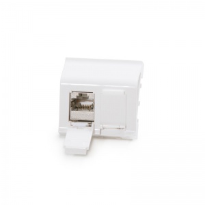 Legrand® MosaicTM compatible outlet module Category 6A, 2xRJ45/s, keystones included